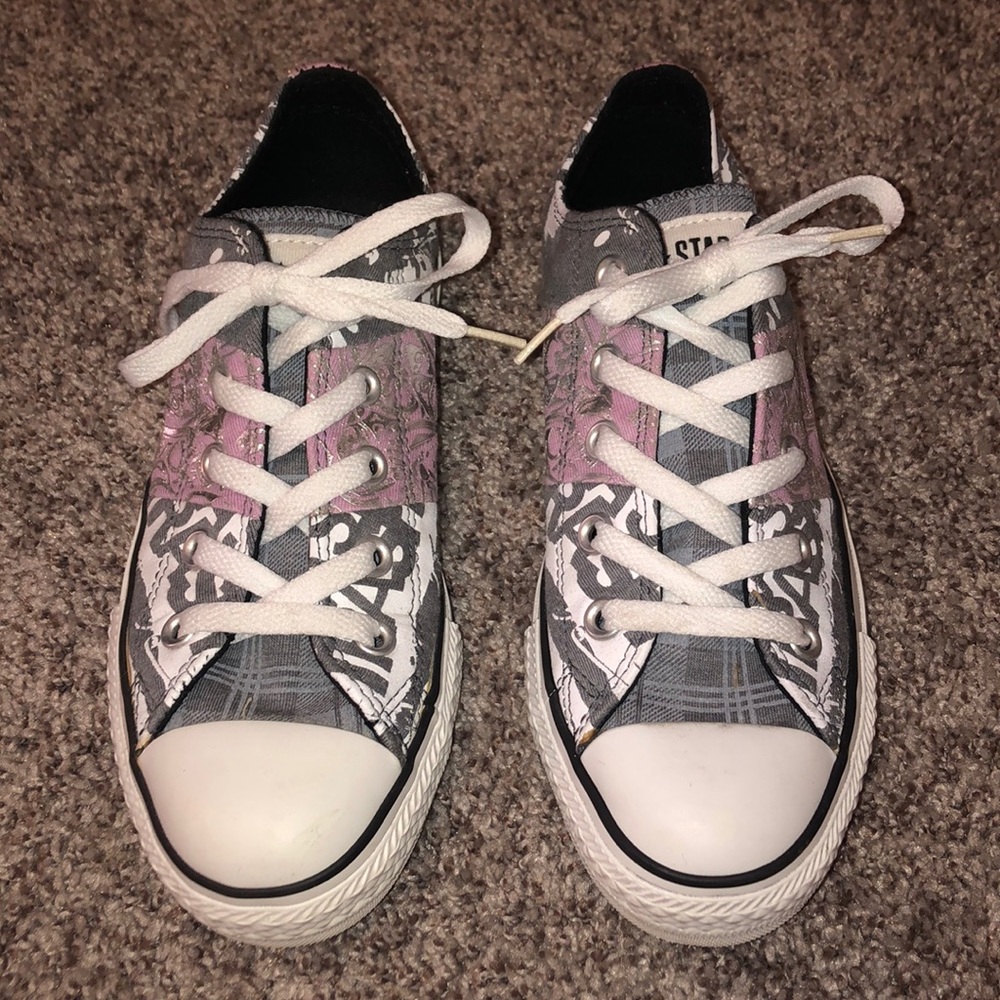 [Converse] Grey & Purple All Star Converse